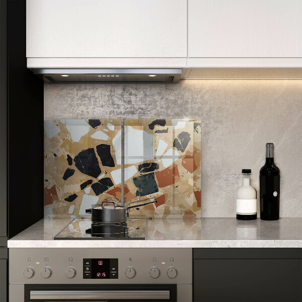 Deska za sporák Dekorativní kameny talíř