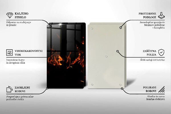 Deska za sporák Zapal živý plamen