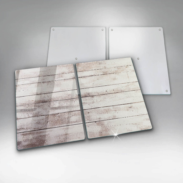 Skleněná deska za sporák Staré dřevěné desky