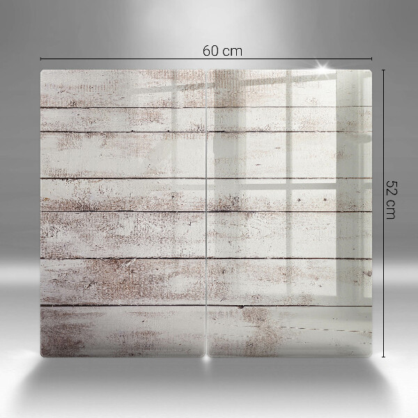 Skleněná deska za sporák Staré dřevěné desky