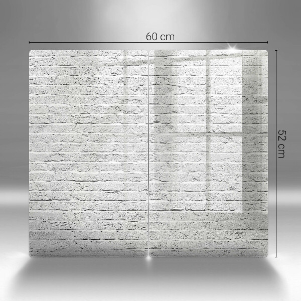 Skleněná deska za sporák Cihlová zeď