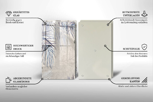 Deska za sporák Subtilní listy