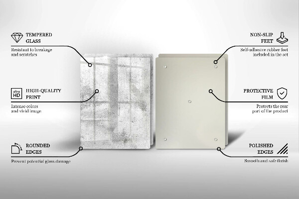 Deska za sporák Betonová textura