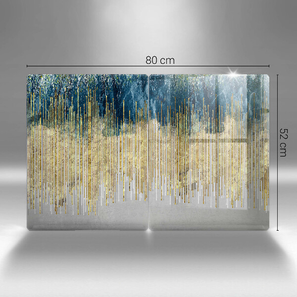 Sklo za varnou desku Designérská abstrakce