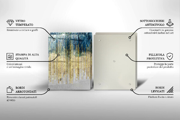 Sklo za varnou desku Designérská abstrakce