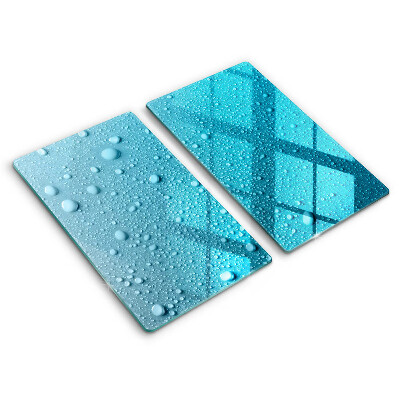 Sklo za varnou desku Kapky vody