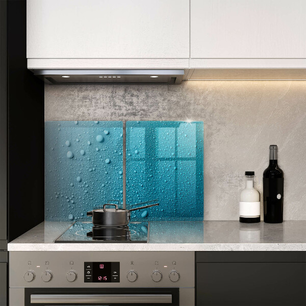 Sklo za varnou desku Kapky vody