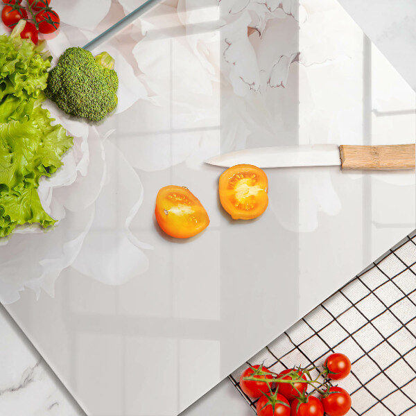 Sklo za varnou desku Pastelové pivoňky