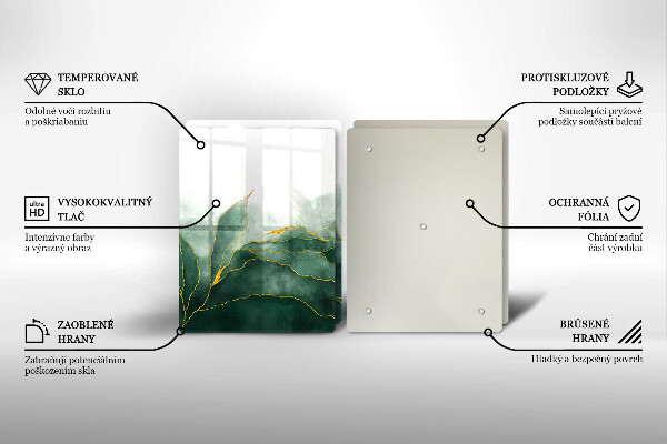 Sklo za varnou desku Abstraktní příroda