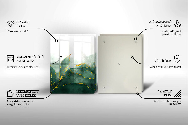 Sklo za varnou desku Abstraktní příroda