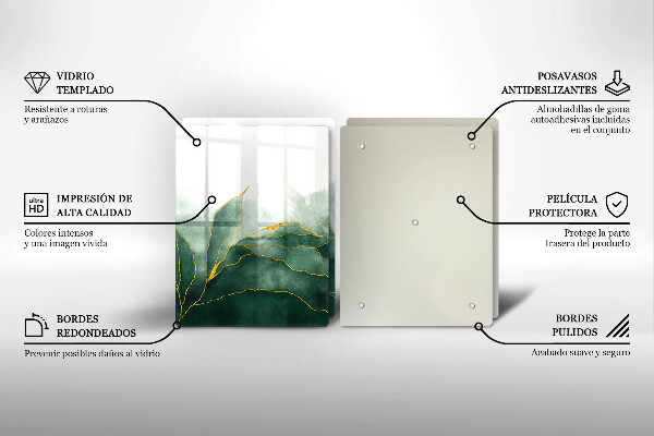 Sklo za varnou desku Abstraktní příroda