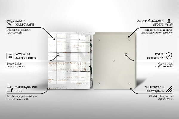 Sklo za varnou desku Staré desky a listy