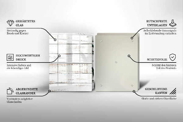 Sklo za varnou desku Staré desky a listy