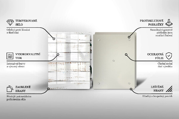 Sklo za varnou desku Staré desky a listy