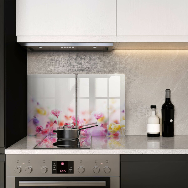 Sklo za varnou desku Květinová louka