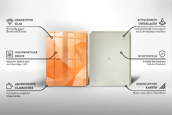 Sklo za varnou desku Geometrické pozadí