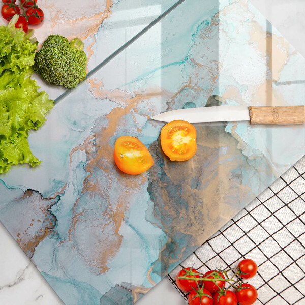 Sklo za varnou desku Mramorová abstrakce