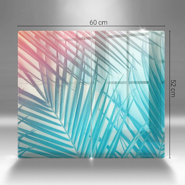 Sklo za varnou desku Pastelové listy