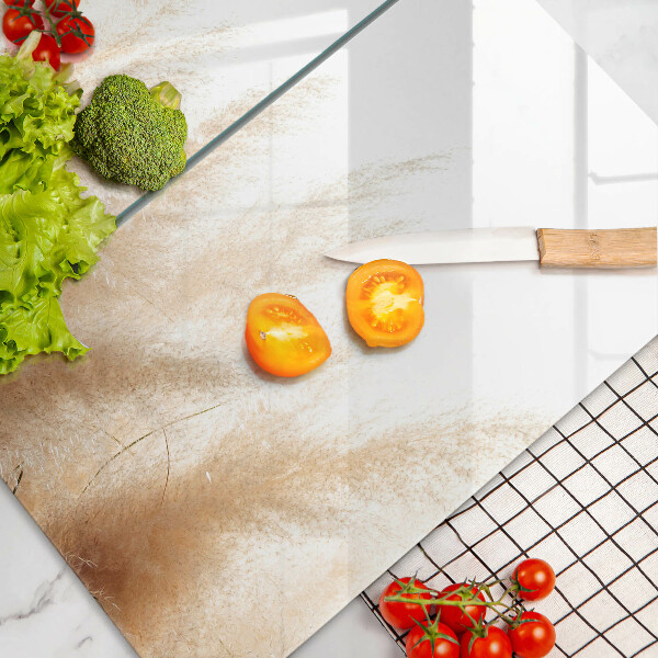 Skleněná deska za sporák Pampová tráva