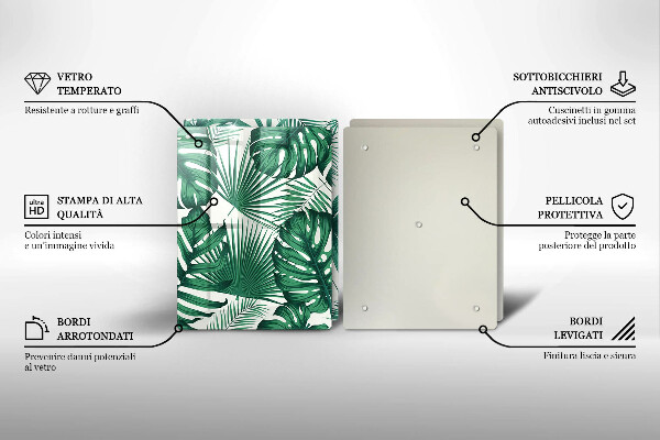 Skleněná deska za sporák Monstera odchází