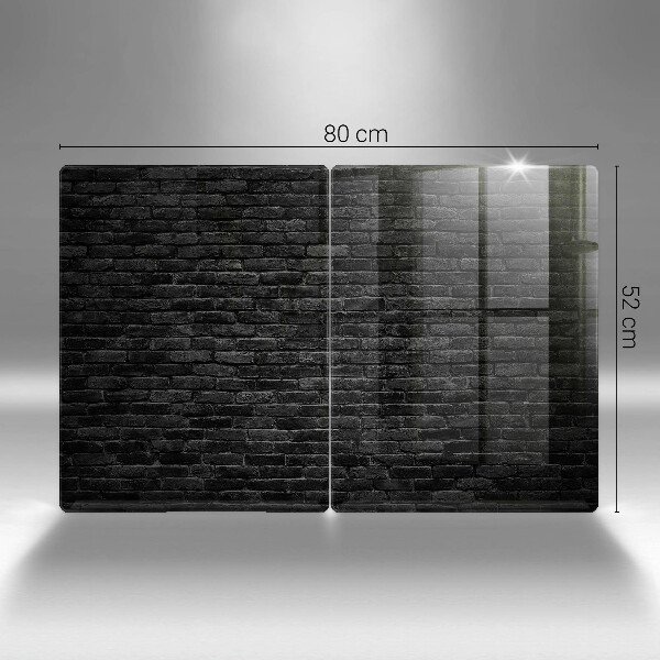Skleněná deska za sporák Zeď cihlová zeď