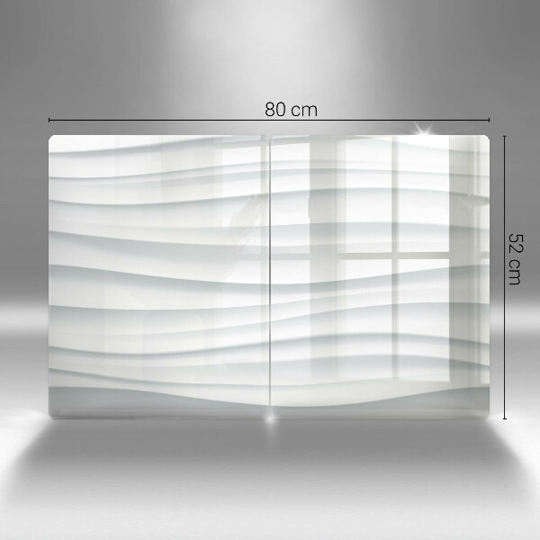 Skleněná deska za sporák Moderní struktura