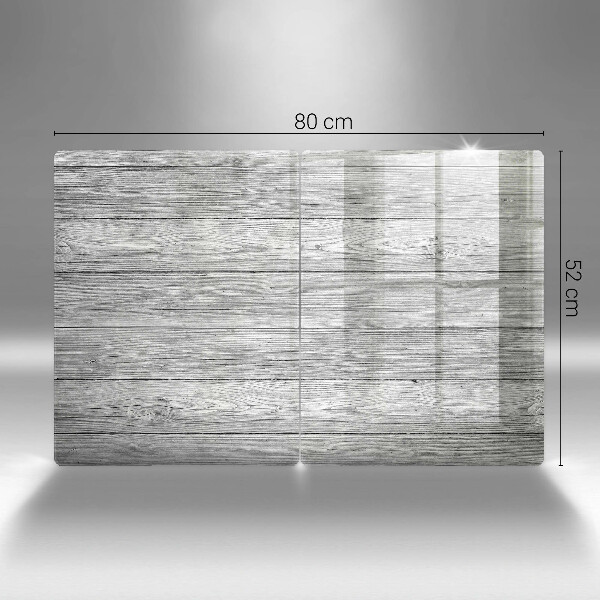 Skleněná deska za sporák Staré dřevěné desky