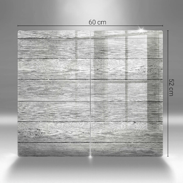 Skleněná deska za sporák Staré dřevěné desky