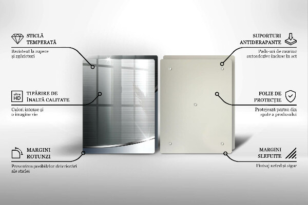 Skleněná deska za sporák Kovový abstrakce vzor