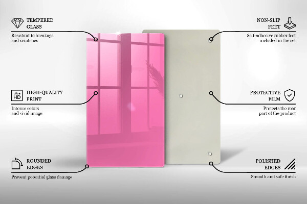 Kryt na varnou desku Růžová barva