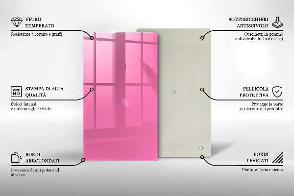 Kryt na varnou desku Růžová barva