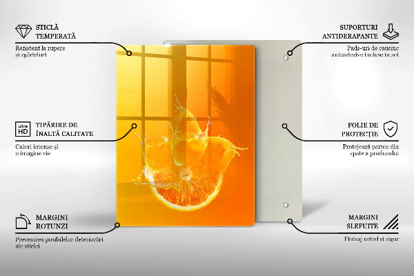 Kryt na varnou desku Šťavnaté oranžové ovoce