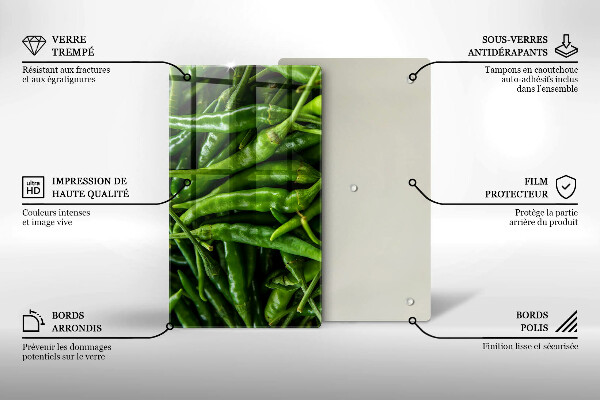 Kryt na varnou desku Hrachové lusky