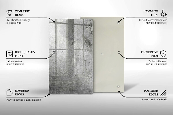 Kryt na varnou desku Betonová textura