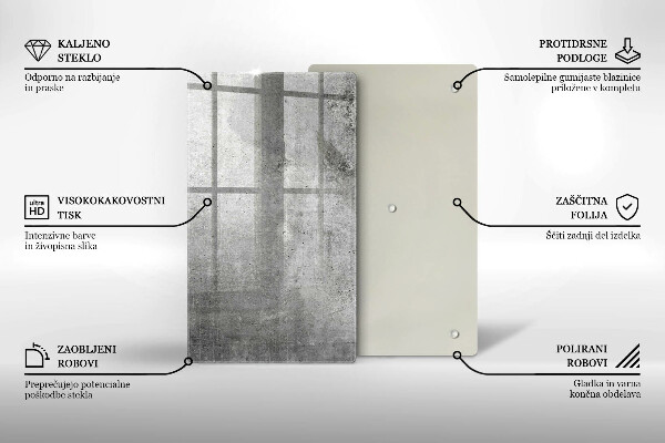 Kryt na varnou desku Betonová textura