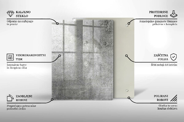 Kryt na varnou desku Betonová textura