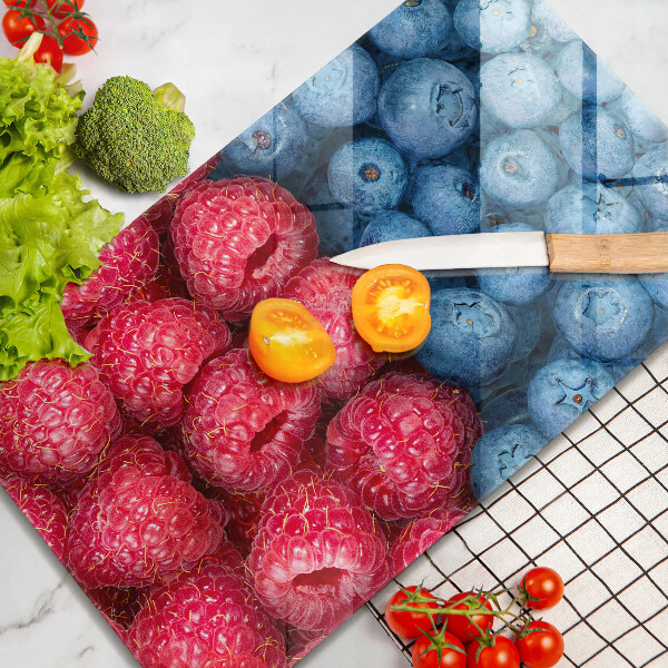 Kryt na varnou desku Plody maliny a borůvky