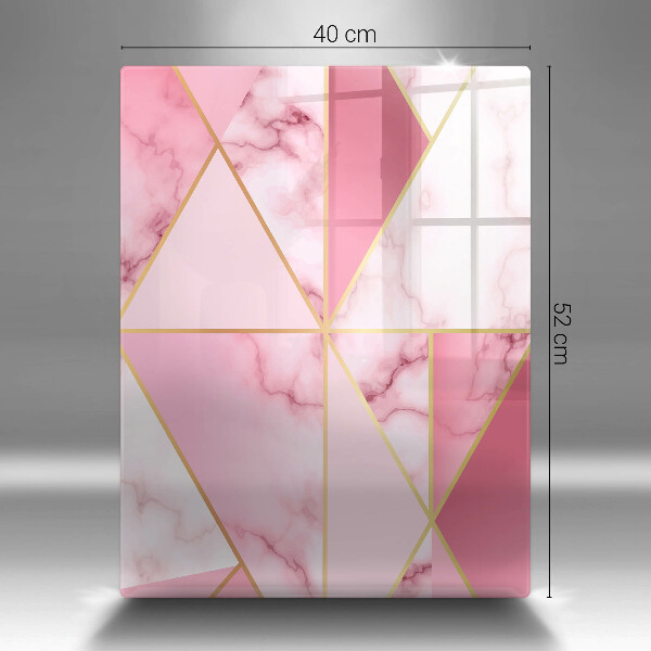 Sklo za sporák Geometrický mramor