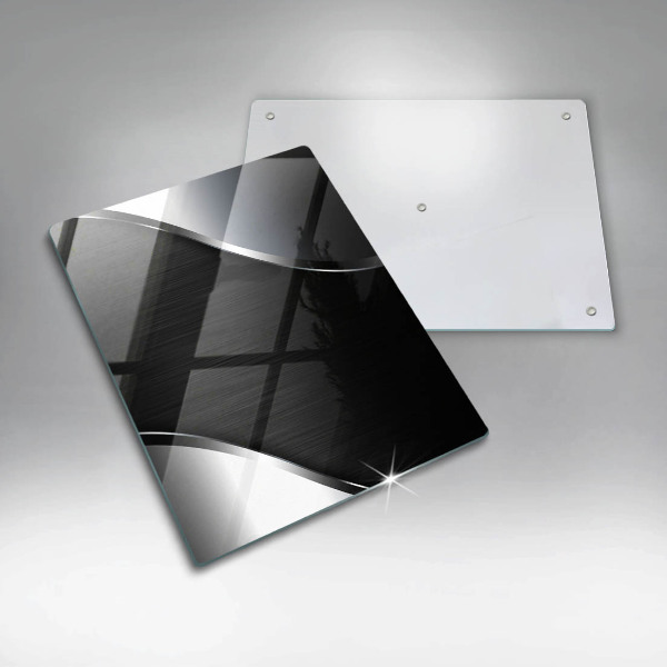 Sklo za sporák Kovová abstrakce