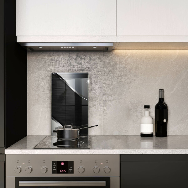 Sklo za sporák Kovová abstrakce