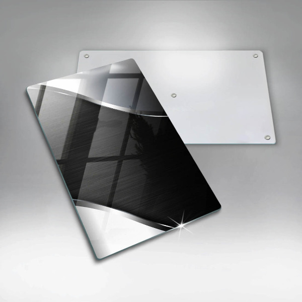 Sklo za sporák Kovová abstrakce