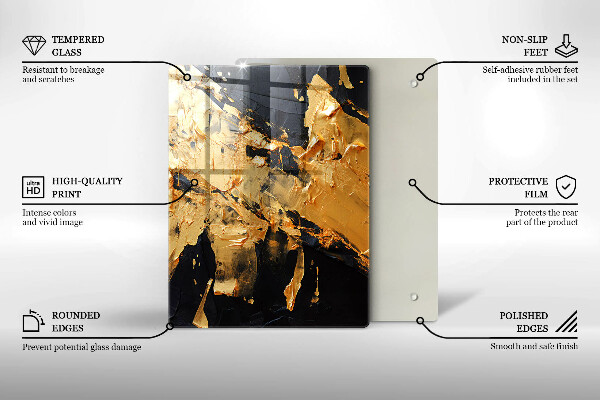 Kryt na varnou desku Elegantní barva textury