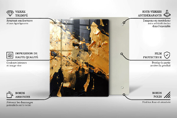 Kryt na varnou desku Elegantní barva textury