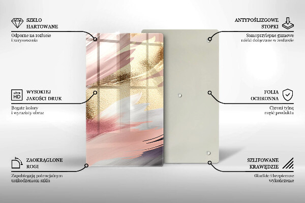 Kryt na varnou desku Pastelové skvrny