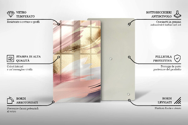 Kryt na varnou desku Pastelové skvrny