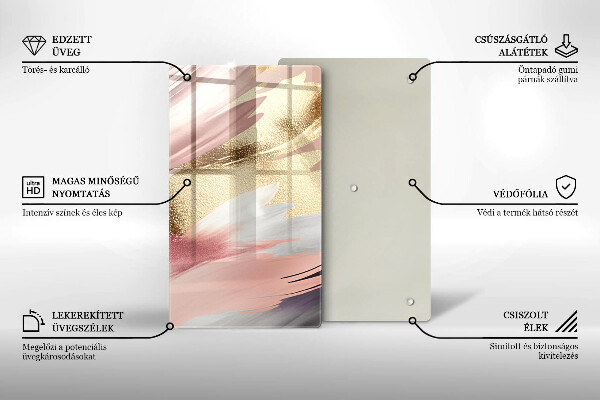 Kryt na varnou desku Pastelové skvrny