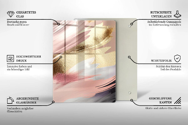 Kryt na varnou desku Pastelové skvrny