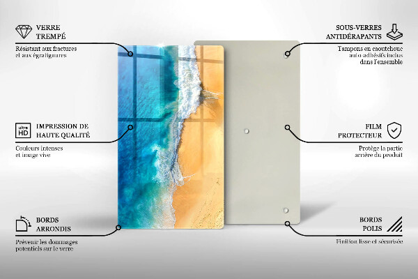 Kryt na varnou desku Pláž a moře