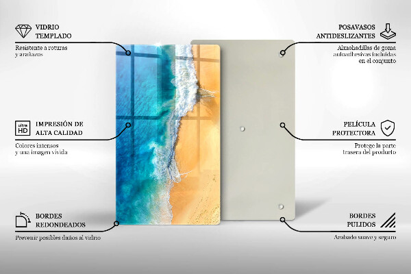 Kryt na varnou desku Pláž a moře