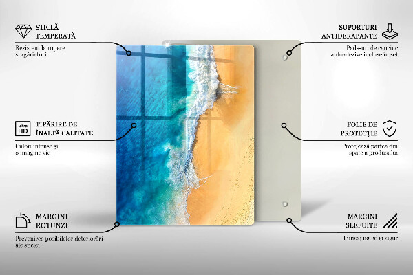 Kryt na varnou desku Pláž a moře